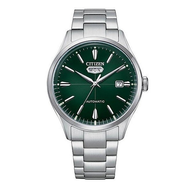 Orologio uomo Citizen C7 Automatico in Acciaio, Verde NH8391-51X