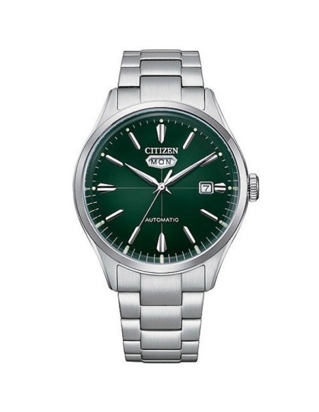 Citizen C7 Automatic men's watch in Steel, Green NH8391-51X