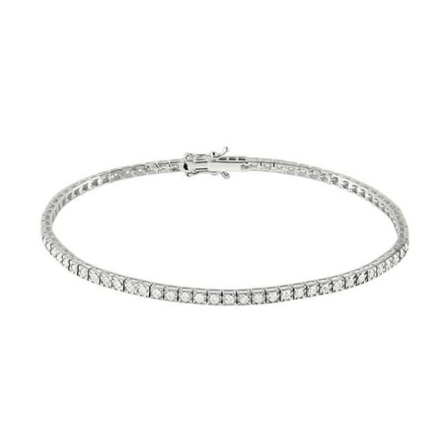 Salvini Tennis Bracelet in gold and 1.00 ct diamonds - 20081874