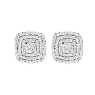 Salvini Bagliori earrings with pavé diamonds - 20088549