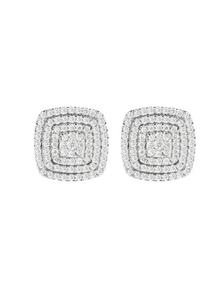 Salvini Bagliori earrings with pavé diamonds - 20088549