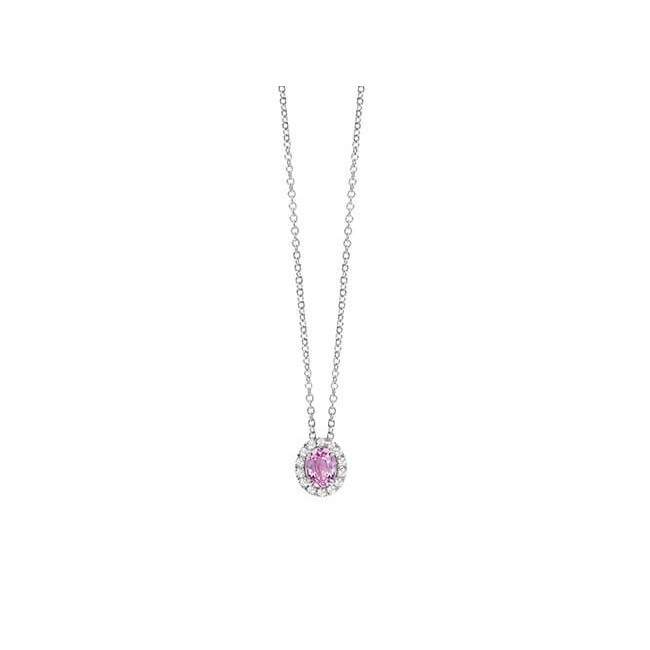 Salvini Dora Necklace with Pink Sapphire and Diamonds - 20100615