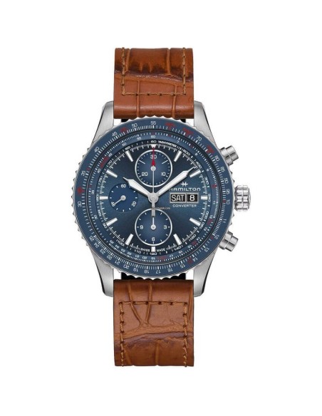 Orologio Hamilton Chrono Khaki Aviation Blu - H76746540