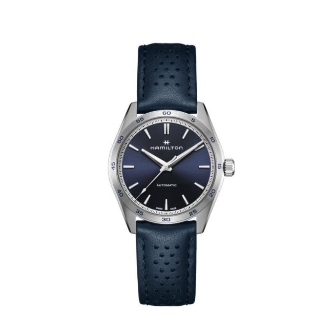 Hamilton Jazzmaster Performer Auto Blue H36215640 Uhr