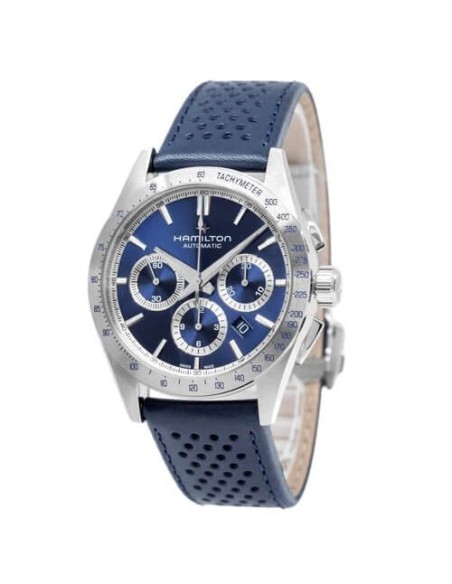Orologio Hamilton Jazzmaster Performer Chrono Blu H36616640