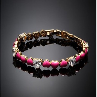 Neon Heart Bracelet Chiara Ferragni pink hearts J19AWD07