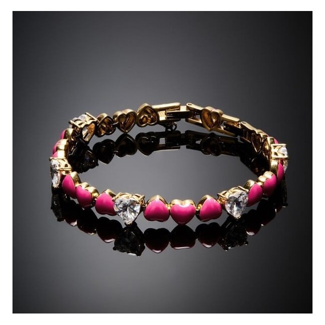 Bracciale Cuoricino Neon Chiara Ferragni cuori rosa J19AWD07