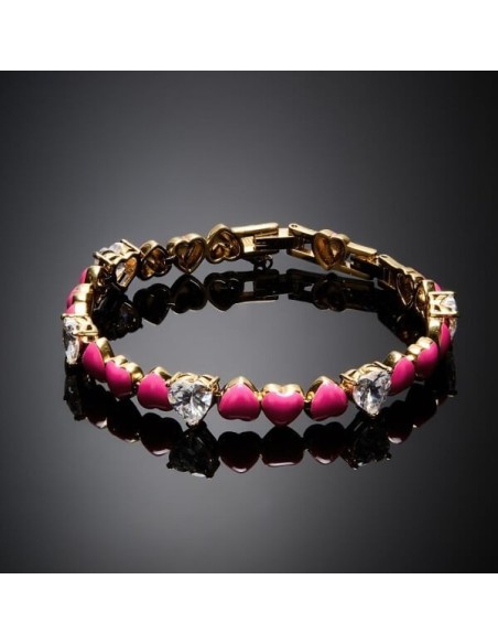Bracciale Cuoricino Neon Chiara Ferragni cuori rosa J19AWD07