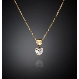 Chiara Ferragni Heart Pendant Necklace Neon Heart J19AWD02