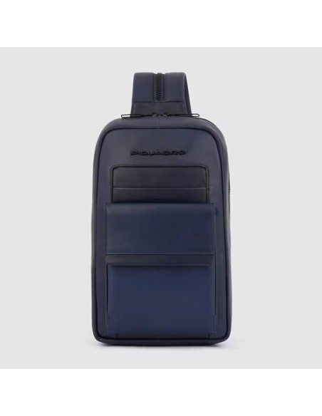 Monospalla a zaino Piquadro Finn blu - CA5982S123/BLU