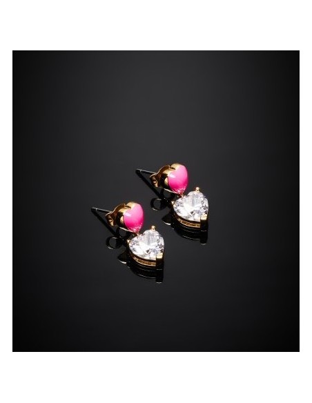 Orecchini Cuoricino Neon Chiara Ferragnincuore rosa J19AWD03
