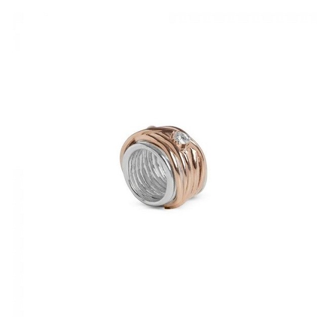 Pendente  Filodellavita in argento, oro rosa e diamante AN1004ARBT