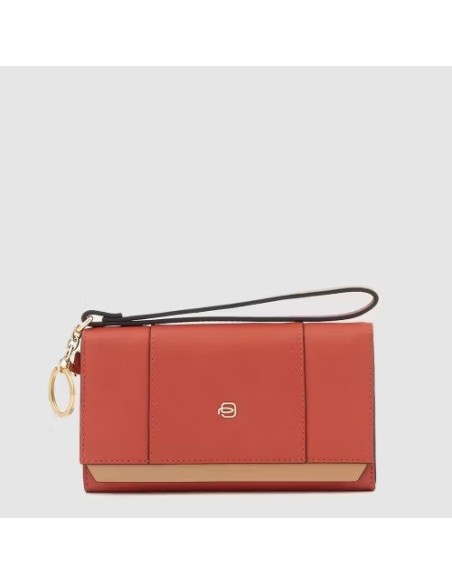 Geldbörse Pochette Piquadro Circle Ziegelstein - PD6175W92R/CU3