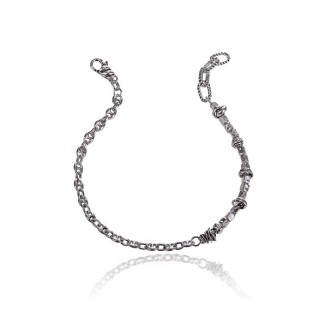 Giacomo Burroni Herrenarmband Indomitus Gliederkette MBC0023