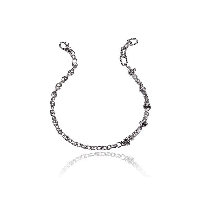 Giacomo Burroni Herrenarmband Indomitus Gliederkette MBC0023