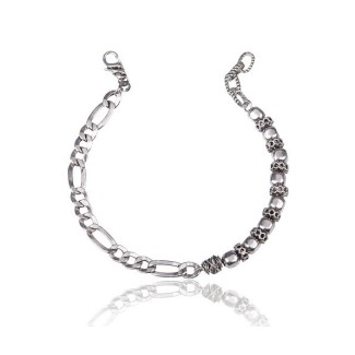 Giacomo Burroni man bracelet Indomitus with nuggets MBC0030