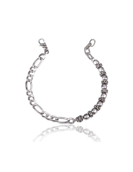 Giacomo Burroni man bracelet Indomitus with nuggets MBC0030