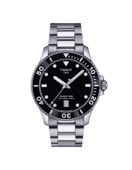 Orologio Tissot Seastar1000 al quarzo acciaio nero T1204101105100