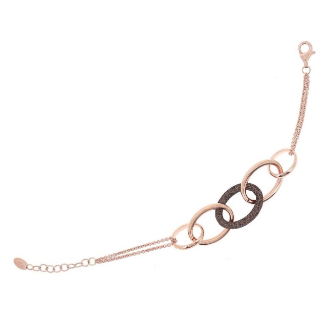 Bracciale Donna Pesavento Polvere di Sogni rosè maglie ovali WPLVD157