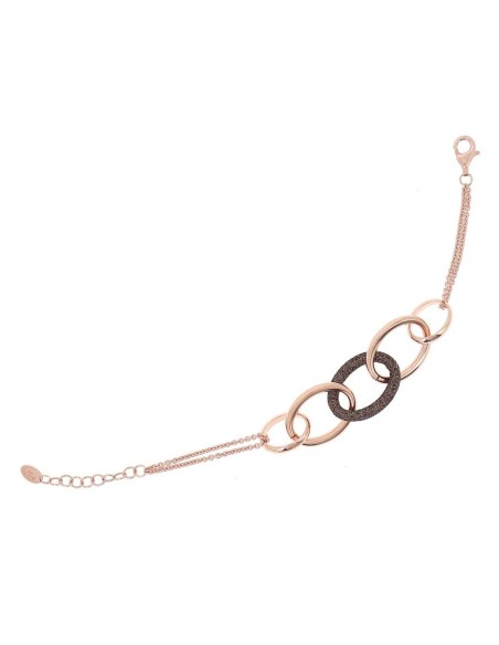 Pesavento Women's Bracelet Polvere di Sogni rosè oval links WPLVD157