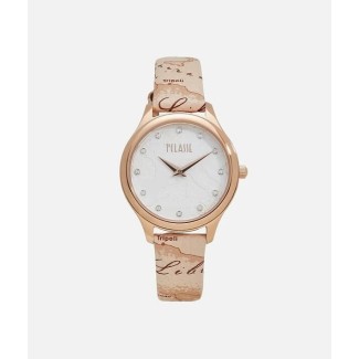 Alviero Martini 1st Class Ischia watch in beige leather CS4227L/04