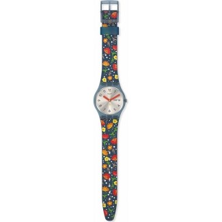 Swatch Essence of Flower watch with flowers - SO28N704