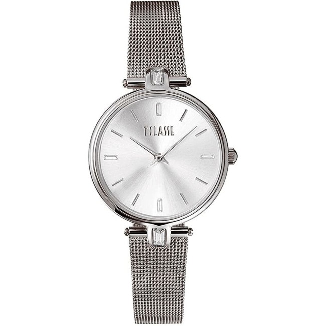 Alviero Martini 1st Class steel and silver watch - CS4957L/01M