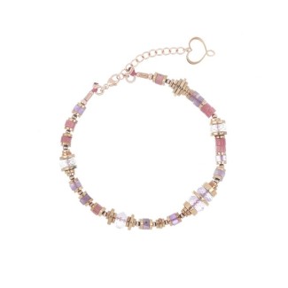 Bracciale donna Maman et Sophie rosè con pietre BRDECPTS