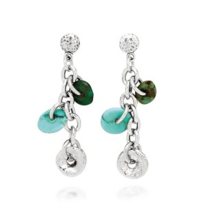 Giovanni Raspini Bali Blue turquoise women's earrings - GR11253