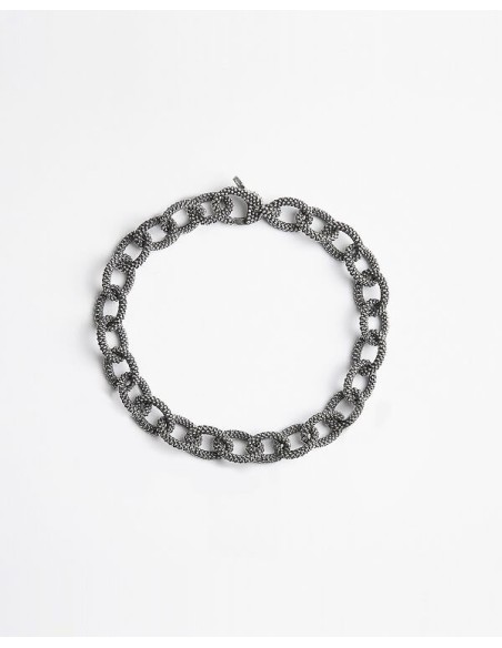 Nove25 Puntinate Unisex-Armband mit ovalen Gliedern N25BRA00354