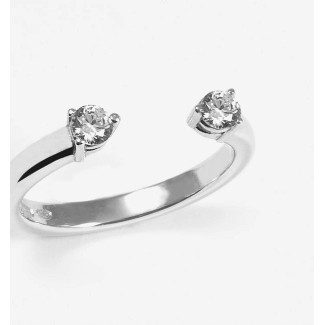 Nove25 women's band ring Bling Link light points N25ANE00482