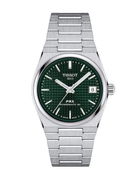 Tissot PRX Powermatic80 35 mm grüne Uhr T1372071109100