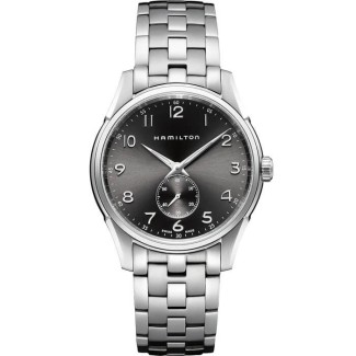 Hamilton orologio Jastmaster Thinline Small Second grigio H38411183