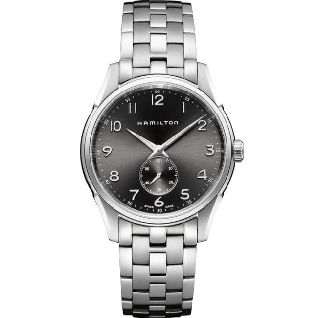 Hamilton Jastmaster Thinline Small Second graue Uhr H38411183
