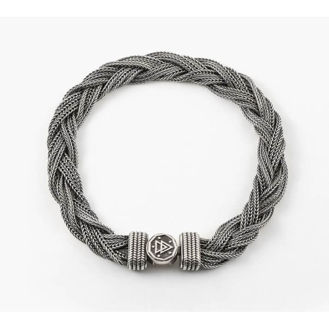 Nove25 bracciale uomo Matrix a treccia N25BRA00371