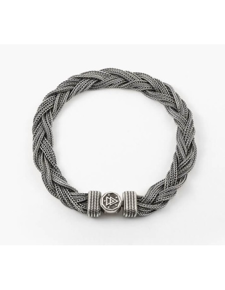 Nove25 bracciale uomo Matrix a treccia N25BRA00371
