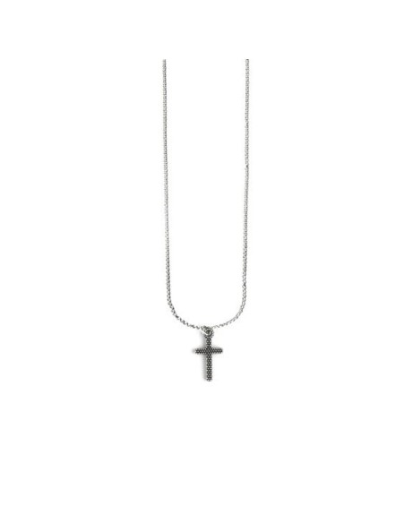 Nove25 small dotted cross pendant necklace N25COL00285