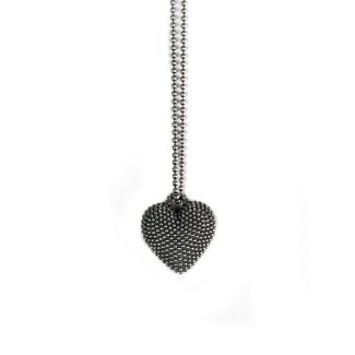 Nove25 collana pendente Cuore pieno Puntinatao N25COL00194