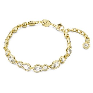 Bracciale Swarovski Dextera Bianco M dorato - 5667044