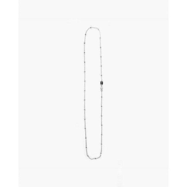 Nove25 silver rosary necklace N25COLRL086