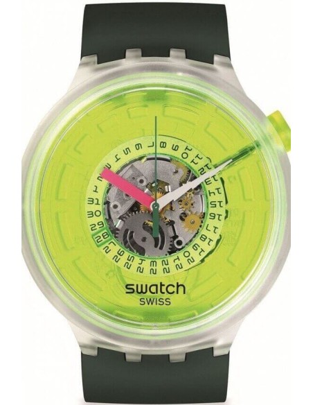 Swatch Watch Blinded By Neon Big Bold - SB05K400