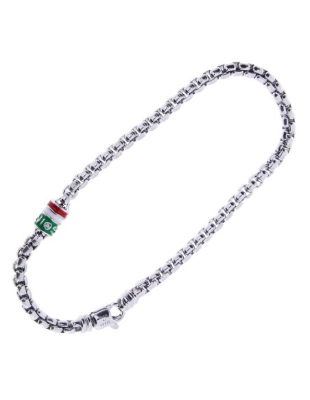 Salvini Funky bracelet in silver with diamond and ticolor enamel