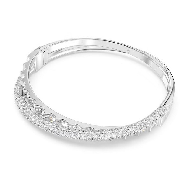 Swarovski Rota weißes starres Armband M - 5650354