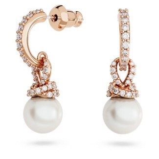 Ursprüngliche Swarovski-Ohrringe mit Perlenanhänger 5669524