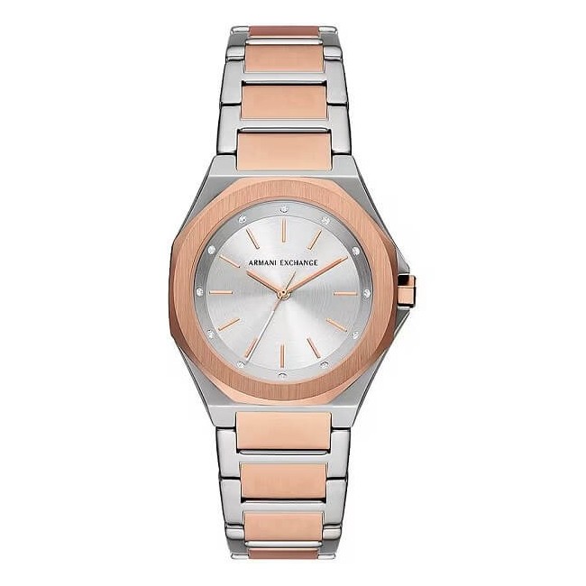Armani Exchange rose and steel women's watch - AX4607