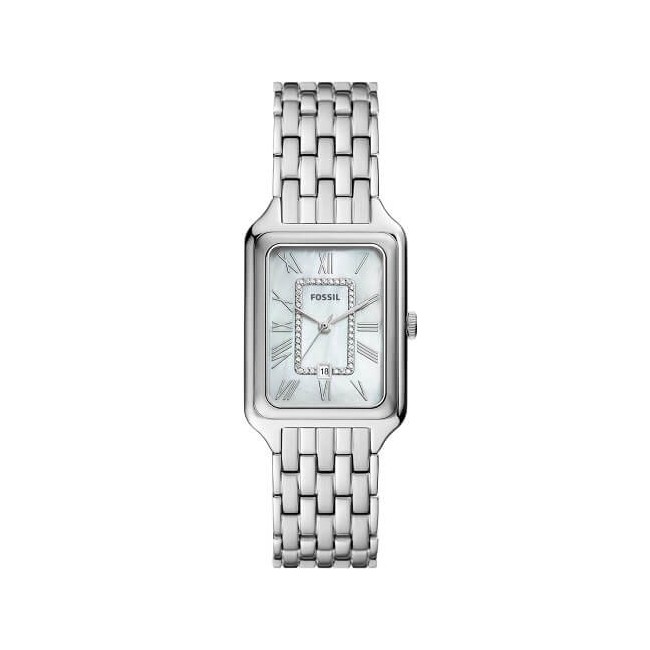 Fossil Raquel watch in steel with Mother of Pearl - ES5306