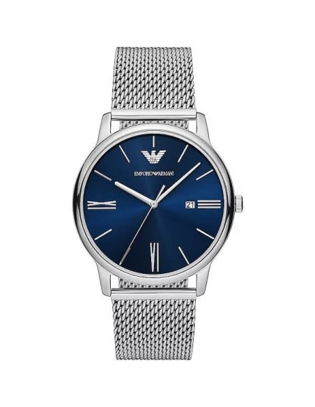 Emporio Armani Herrenuhr Stahl und Blau AR11571