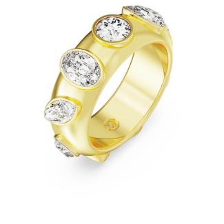 Anello Swarovski Dextera color oro e cristalli bianci 5665485