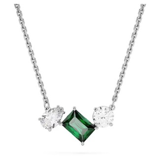 Collana Swarovski Mesmera verde e bianca - 5668278
