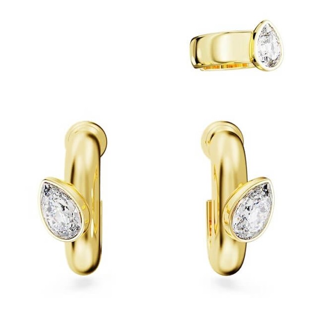 Swarovski Dextera Gold-Kreisohrringe 5663262